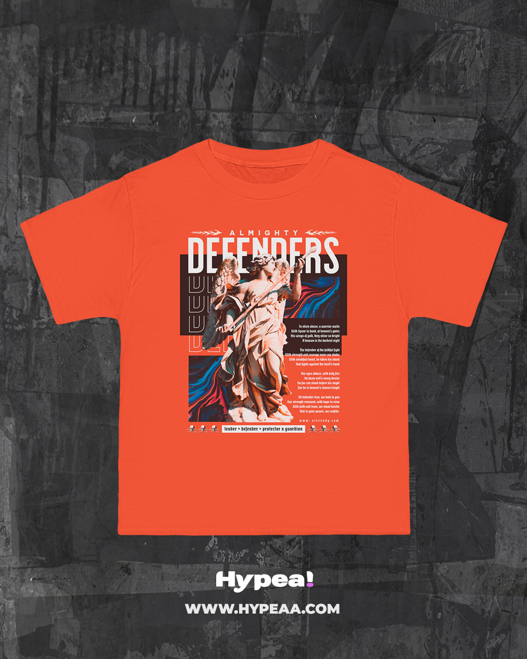 Polera oversize angels defenders