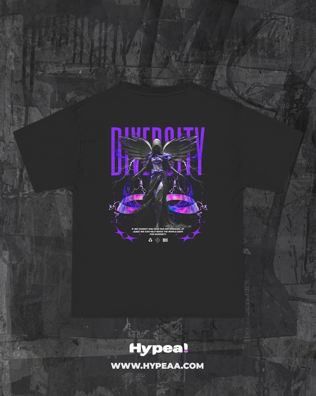 Polera oversize angels Diversity