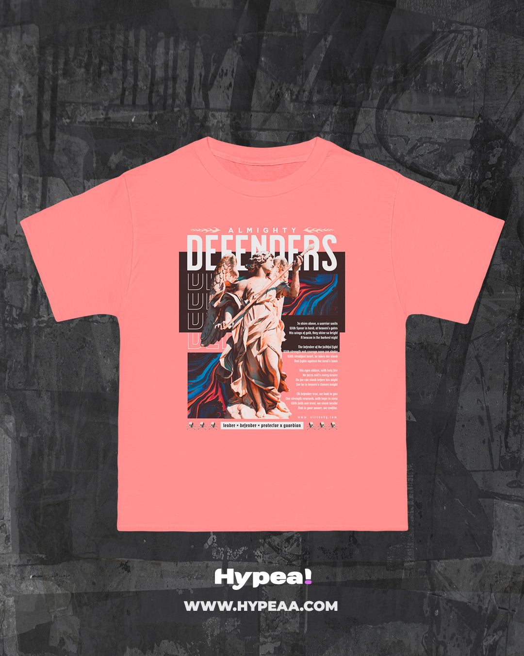 Polera oversize angels defenders