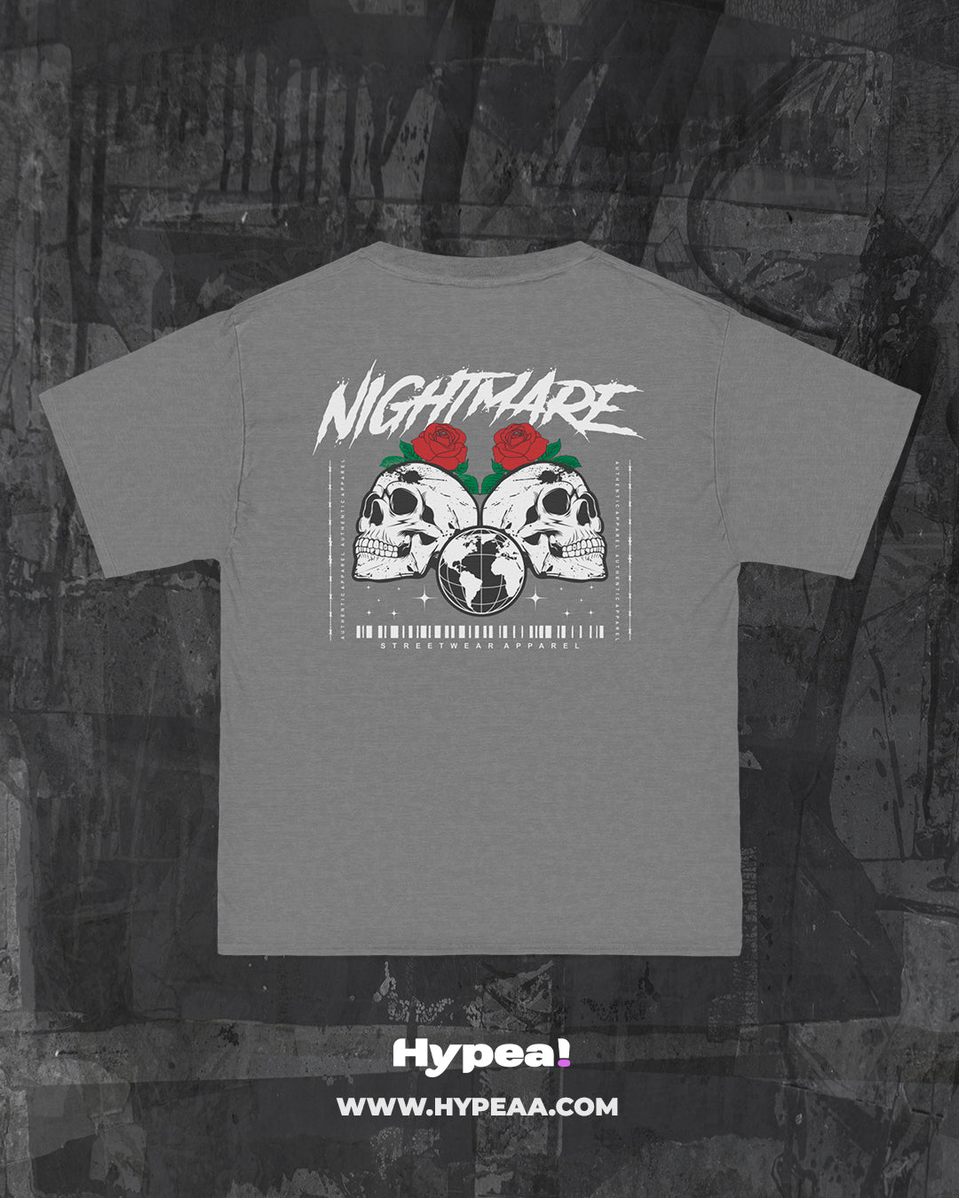 Polera oversize urbano Nightmare