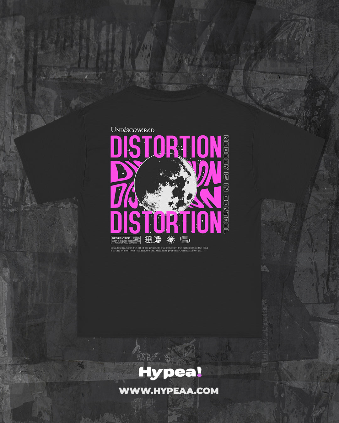 Polera oversize urbano Distortion